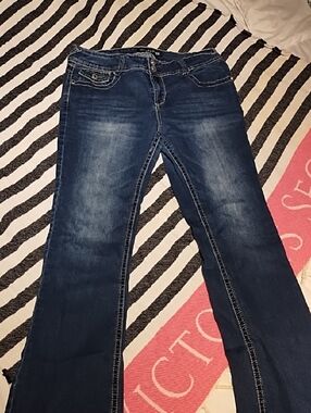 Wallflower Dark Blue Flared Jeans